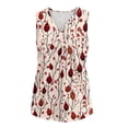 thumbnail image 4 of ZGRBOU Plus Size Floral Print Tank Tops for Women Summer Sleeveless V Neck T-Shirts Fashion Casual Loose Fit Tunics Shirts, 4 of 5