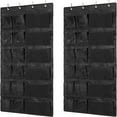 thumbnail image 1 of POINTERTECK Over The Door Shoe Rack Organizer 18 Pockets Hanging Shoe Storage Organizer with 6 Extra Large Mesh Storage Pockets for Bedroom Do, 1 of 8