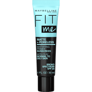 Maybelline Fit Me Matte & Poreless Primer, SPF 20, Clear