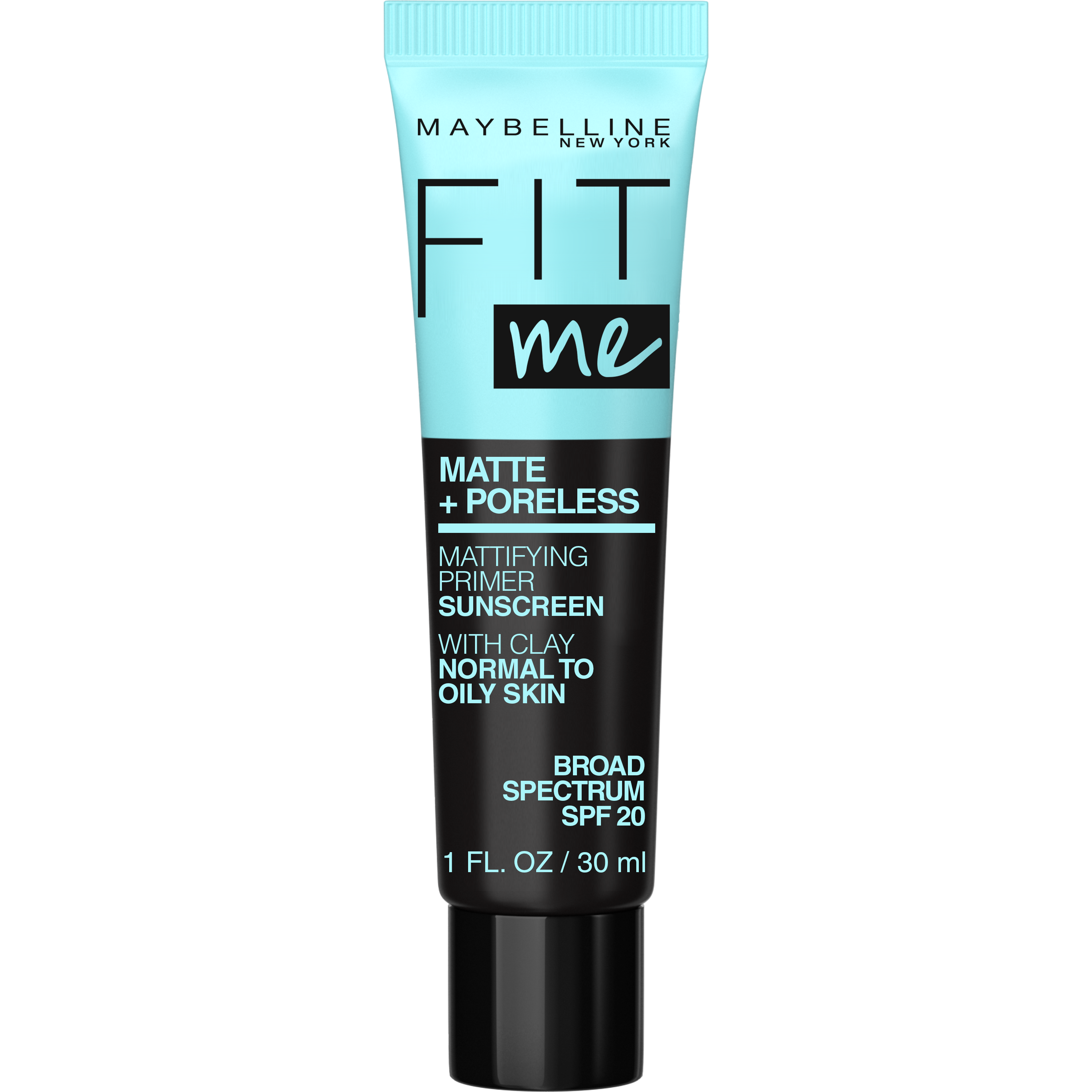 Maybelline Fit Me Matte and Poreless Mattifying Face Primer Makeup, Clear, 1 fl oz