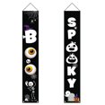 thumbnail image 2 of 1 Pair Halloween Porch Sign Creative Hanging Porch Banner Festival Hanging Sign, 2 of 10