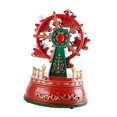 thumbnail image 4 of Rueda de Navidad en miniatura Hugo Casa de pueblo con luces LED, 4 of 10