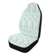 thumbnail image 2 of Pastel teacup pattern design Car Seat Cover 2 Piece Set Saddle Blanket Carseat Universal Fit for Vehicle Sedan SUV, 2 of 5