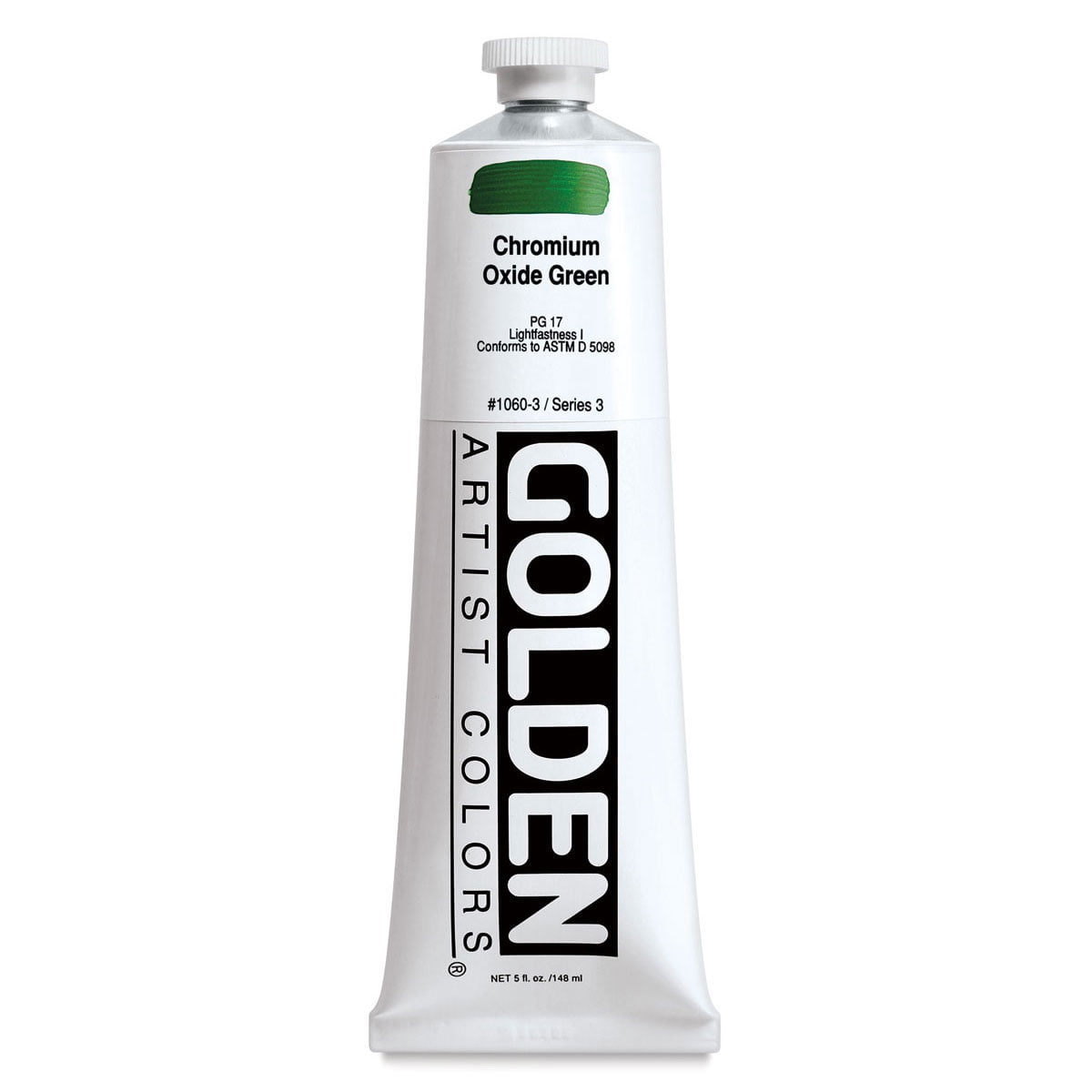 Golden Heavy Body Acrylic Paint, 5 Oz, Chromium Oxide Green