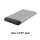 thumbnail image 3 of Caja HDD de 2,5 pulgadas USB 3.0/3,1 SATA para menos de 9,5 HDD y SSD (gris claro) Likrtyny Para estrenar, 3 of 9