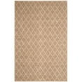 thumbnail image 2 of Tapis en Jute Tissé à la Main de 5' X 8' en Ivoire et Naturel, 2 of 3