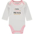 thumbnail image 5 of Wan-A-Beez Baby Boy and Baby Girls 0-24 Months 4-Pack Long Sleeve Bodysuits, 5 of 5