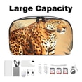 thumbnail image 3 of Leopard Tech Gear Oxford Cloth Waterproof Charger Organizer Case for Electronic Devices Storage - Hard Drive Case, Cord Organizer, Travel Cord Organizer Case - 5.9x9.44x3.14 in, 3 of 6
