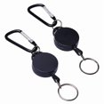 thumbnail image 3 of Utdragbar nyckelring med karbinhake 2-pack, 3 of 4