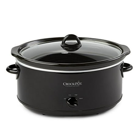 Crock-Pot SCV800-B 8-Quart Oval Manual Slow Cooker Black