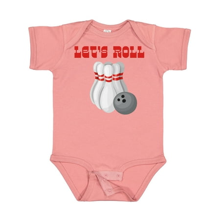 

Inktastic Let s Roll Bowling Gift Baby Boy or Baby Girl Bodysuit