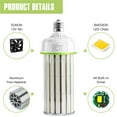 thumbnail image 5 of Chiuer 250W LED Corn Cob Light Bulb E39 Base 35000LM 100-277V 5000K Replace 1000W MH/HPS/HID/CFL, 5 of 6