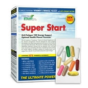 Super Start - Complete Daily Vitamin Pack - 10X Energy, Stamina, Muscle Support, Immune Booster (30 Packets)