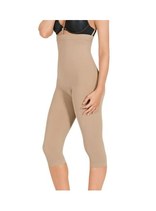 Seamless Shaper Butt-Lift High Panty Capri - Body Shapers Shapewear And  Fajas Beige at  Women's Clothing store