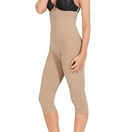 

Women s EuroSkins JS19 Seamless High Waist Capri Shaper (Nude XL)