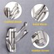 thumbnail image 4 of Ganchos de pared giratorios Ganchos para abrigos plegables de metal macizo con tres brazos giratorios Percha triple, 4 of 5