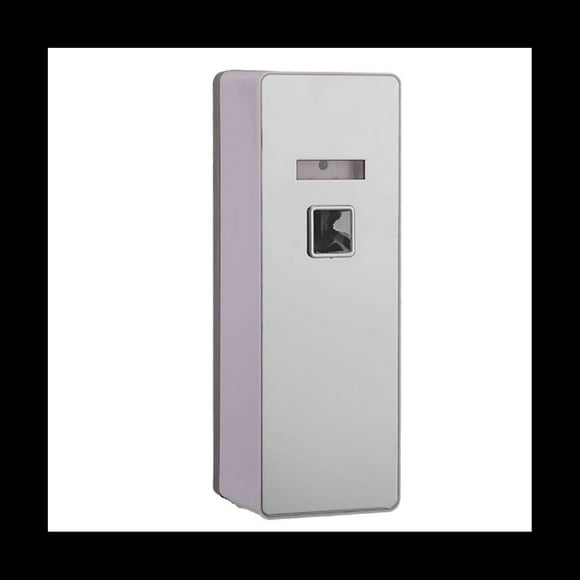 Dispensador AutomáTico de Aerosol LCD para Hotel, Rociador de Fragancia con Control Remoto Cronometrado, MáQuina de Rociado por InduccióN de Perfume, Plateado