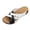 Black, variant on ShiShine Women's Comfortable Wedge Sandals Slip-On Flat Shoes with Arch Support for Outdoor Walking