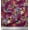 Dark Magenta, variant on Soimoi Black Cotton Duck Fabric Leaves,Floral & American Robin Bird Print Fabric by Yard 42 Inch Wide