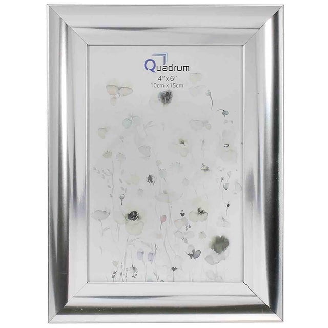 SET PORTARRETRATO Hodeco 4X6 ODILIA PLATA 3 PZS 18.7X2X14CM plateado 29X2X24CM