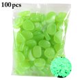 thumbnail image 1 of 100PCS Garden Pebbles Polished Glow in the Dark Decor Pebbles Outdoor Pebbles, 1 of 10