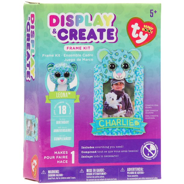 Ty Beanie Boo Wood Peek A Boo Frame Kit, Leona the Leopard - Walmart