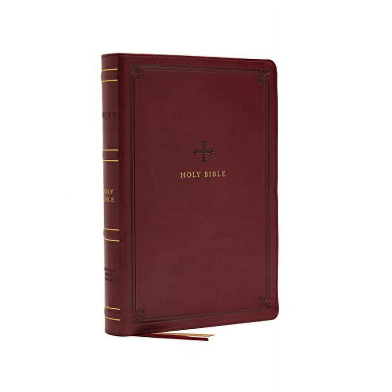 Catholic Bible Press NRSV, Standard Large Print, Leathersoft, Red