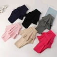 thumbnail image 4 of EnJoCho Girls Ruffle Skirt Attached Leggings Pantskirt Skinny Stretch Five Length Skirted Pants Bottoms 4-12 Years Playwear Casual Cute Toddler, 4 of 6