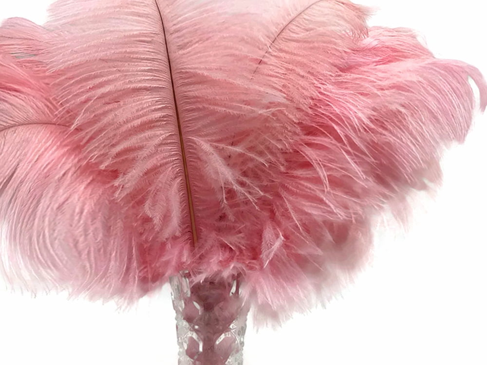 11-13 INCH 50 HOT PINK DRABS OSTRICH SECOND GRADE FEATHERS 275-325 MM 