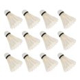 thumbnail image 1 of Bolas de bádminton de plumas de pato alta velocidad yuxing 12 uds, 1 of 5