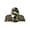 Camo, variant on 3-Hole Ski Mask - 12-Pack - Kelly Green