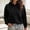 Black, variant on Sweatshirt For Women Leopard Print Hoodie Long Sleeve Casual Pullover Versatile Trendy Fall Outfits For Women