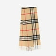 thumbnail image 4 of Classic British Plaid Wool Scarf - 100% Pure Wool Tartan Wrap with Fringe, Warm Unisex Winter Scarf for Men and Women,180*30,brown coffee, 4 of 48