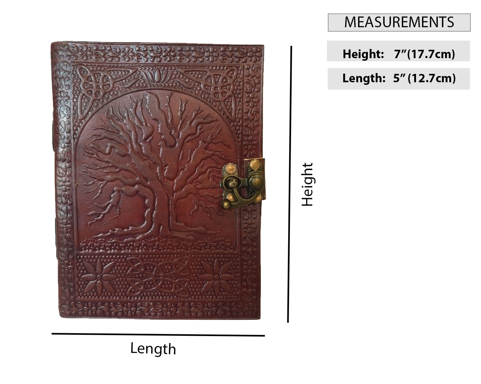 Genuine Leather Tree of Life Diary Blank Book Handmade Journal Notebook Travel Unlined Sketchbook