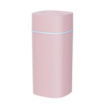 PureCasa Household Aroma Diffusers 40-90ml/h Sprayer, 600ml Large Capacity Double-Hole USB Aromatherapy Oil Diffuser 2-Gear Adjustment Portable Humidifiers for Bedroom, 1PC, Pink, 3"x3"x6.8"