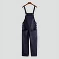 thumbnail image 3 of INCERUN Men's Lightweight Dungarees Bib Pants Cargo Overalls Jumpsuits Playsuits, 3 of 4