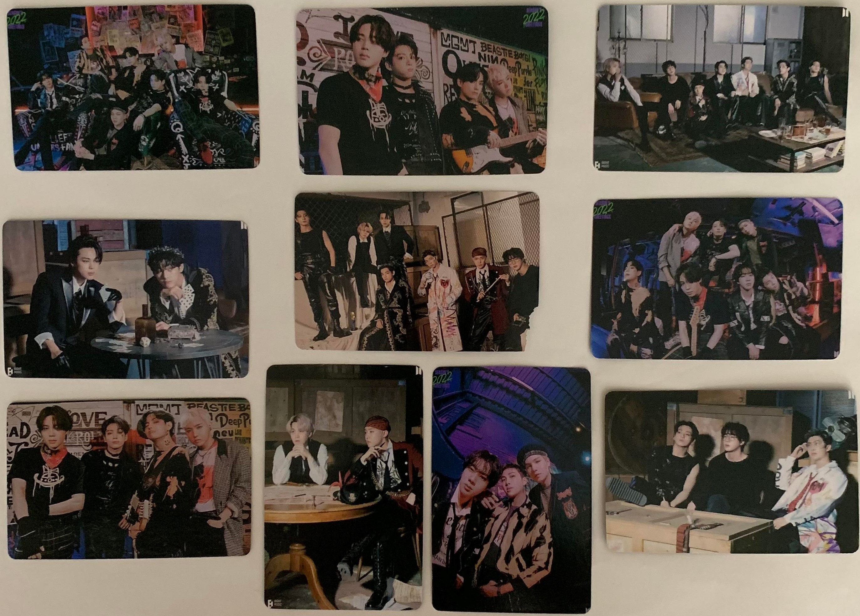 J4K Collections 108pcs Kpop BTS Bangtan Boys Lomo Photo Card Postcard Bundle, Butter & Season's 2022 Greetings