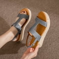 thumbnail image 4 of Women‘s Platform Sandals Espadrille Wedge Ankle T-Strap Open Toe Sandals, 4 of 8
