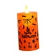 thumbnail image 3 of Vela parpadeante sin llama perfecl luces de vela de Halloween al aire libre vela de pilar LED 1 pieza 65 x 65 x 135 cm, 3 of 8