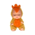1 Pcs 5 Inch Mini Baby Dolls Set Realistic Baby Doll with Animal