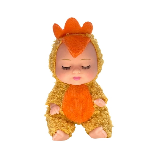 Mini muñecas de 5 pulgadas, lindas muñecas para niños, juguetes con animales, disfraces para niños de 3 años en adelante, lindos bebés, regalo de cumpleaños para niños.