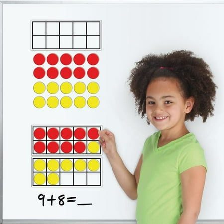 UPC: 0192407047631 | Really Good Stuff Jumbo Magnetic Ten-Frame Set Of 6