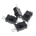 thumbnail image 1 of 100Pcs 18X12MM KAN Flashlight Switch 1.5A 250VAC Self Locking Patch Type Push Button Switch 2PONOff Small Switches KAN28, 1 of 5
