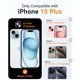 thumbnail image 2 of Funda magnética CANSHN para iPhone 15 Plus 6.7 - Rosa, 2 of 7