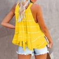 thumbnail image 4 of Heliisoer Blouse à Col Rond Imprimé Mo pour Femme Sans Manches à Manches Décontractées, 4 of 5