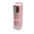 thumbnail image 3 of LegarÃ© Kids Furniture Frog Series Collection, No Tools Assembly 3-Shelf Bookcase, Lime Green and White, 3 of 5