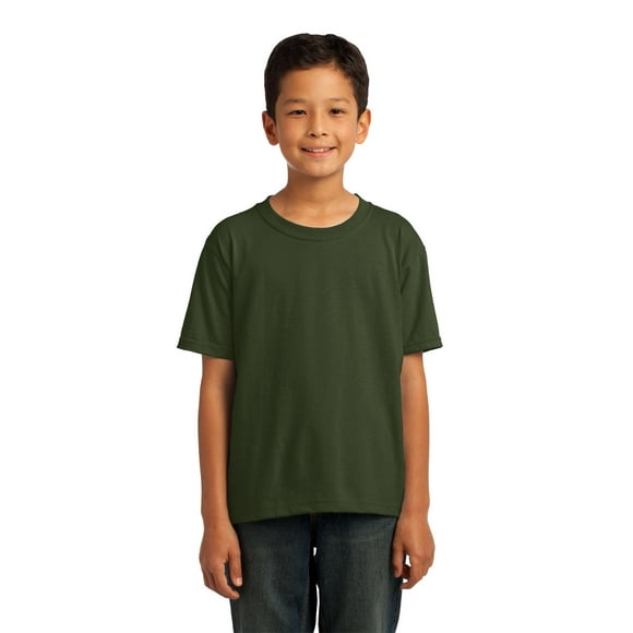 Fruit of the Loom Camiseta de algodón HD para jóvenes 100 % algodón. 3930B XS Verde Militar Fruit of the Loom 742811