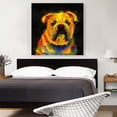 thumbnail image 2 of ARTCANVAS English Bulldog English Dog Canvas Art Print - Size: 36" x 36" (1.50" Deep), 2 of 9