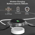 thumbnail image 4 of Reloj inteligente M2 Pro con llamada Bluetooth, carga inalámbrica, control del ritmo cardíaco y de la presión arterial, reloj inteligente para hombres M2pro Pk Gt2 Gt 2, 4 of 5