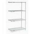 thumbnail image 4 of Nexel 5 Tier Silver Epoxy Wire Shelving Add-On Unit, 36"W x 24"D x 63"H, 4 of 4